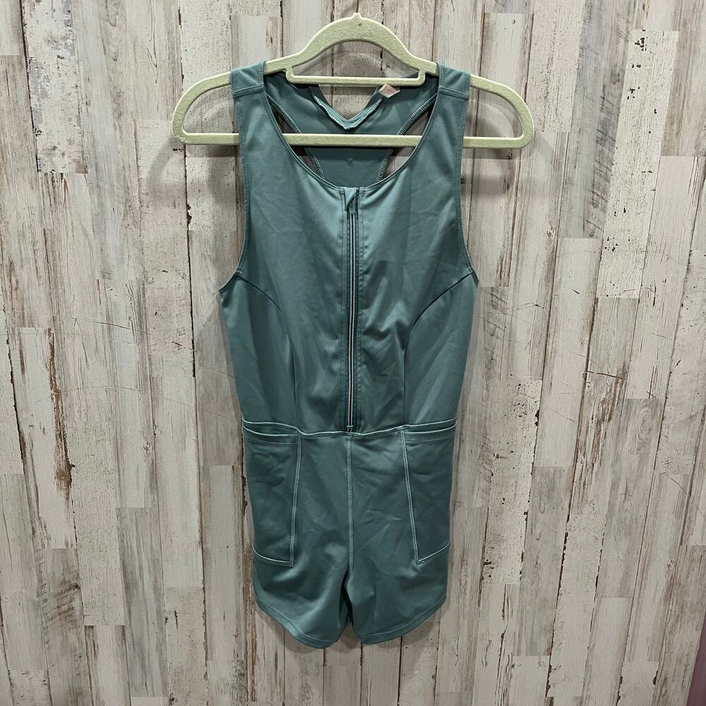 Free People Movement Show Me Something Shortse One Piece Misty Frost Green Small - Picture 3 of 9